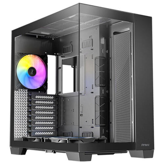 Antec c8 argb midi tower behuizing (zwart | 2x usb-a | 1x usb-c | tempered glass)
