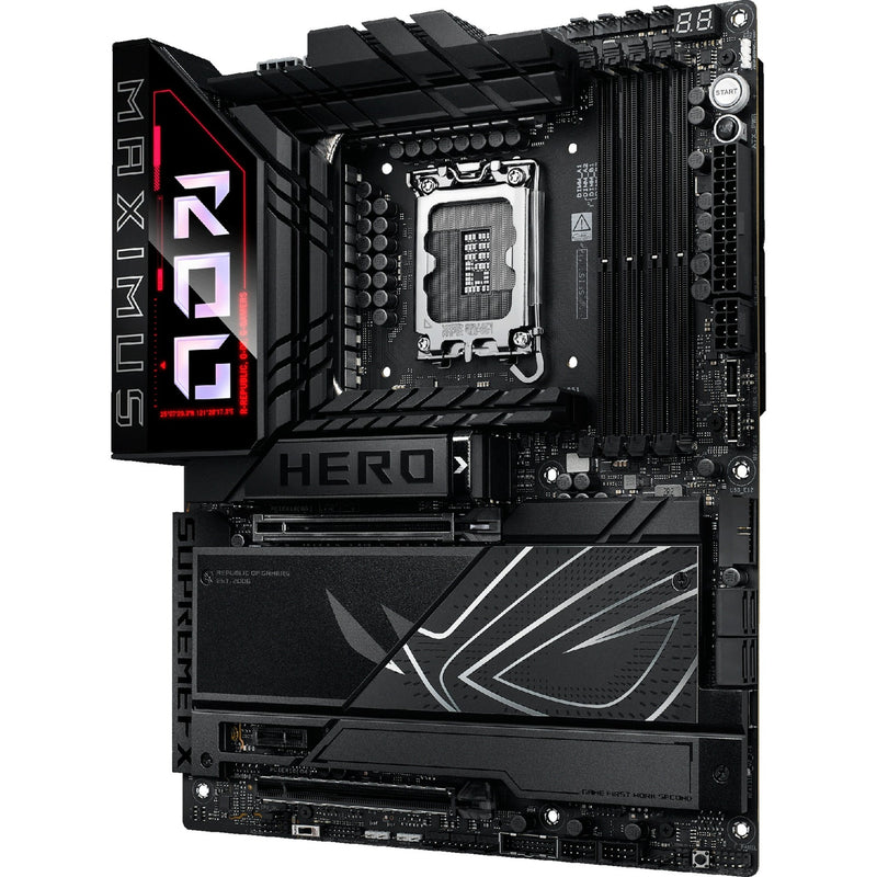 Load image into Gallery viewer, Asus rog maximus z890 hero socket 1851 moederbord (zwart, raid, 2.5gb-lan, 5gb-lan, wi-fi 7, bt, sound, atx)
