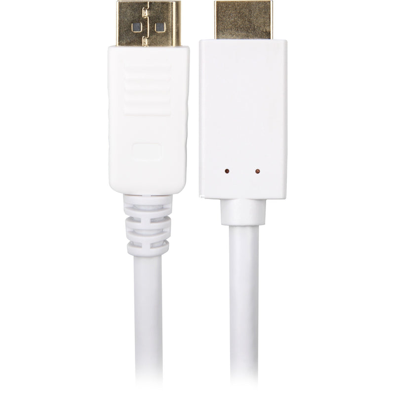 Load image into Gallery viewer, Sharkoon displayport 1.2 > hdmi adapter (wit, 1 meter, 4k)
