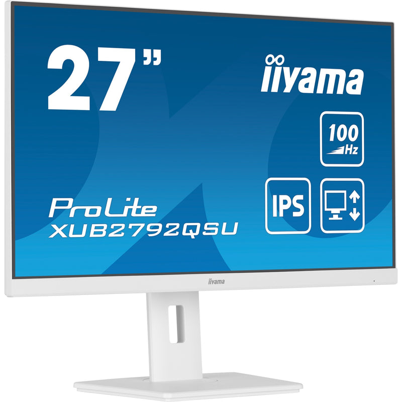 Load image into Gallery viewer, Iiyama prolite xub2792qsu-w6 27 monitor (wit, hdmi, displayport, 4x usb-a, usb-b)
