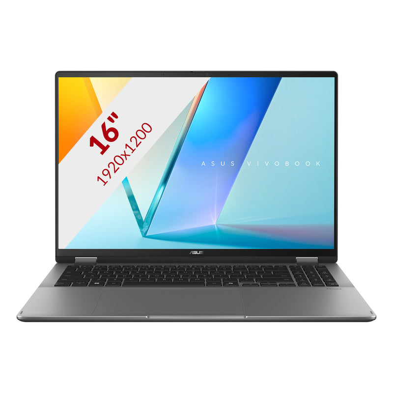 Afbeelding laden in galerijviewer, Asus vivobook 16 flip tp3607sa-si099w 16 copilot+ 2-in-1 laptop (grijs | core ultra 7 258v | arc graphics | 32 gb | 1 tb ssd | touch)
