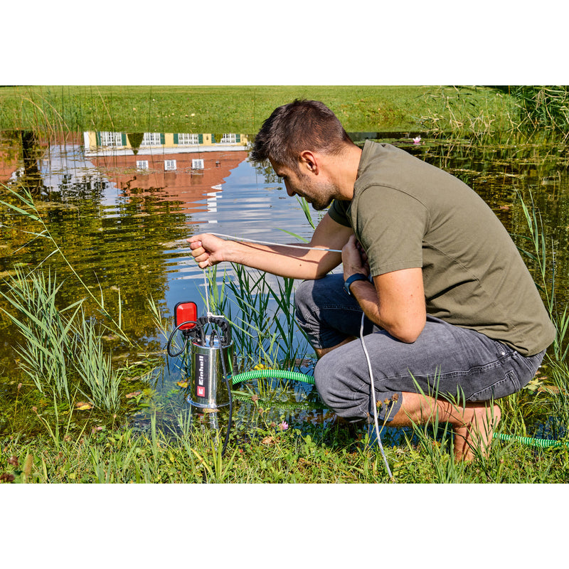 Load image into Gallery viewer, Einhell gc-dp 7035 n eco plus vuilwaterpomp (roestvrij staal rood)
