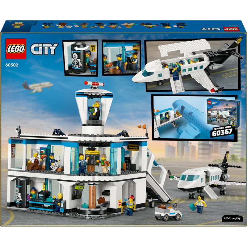 Afbeelding laden in galerijviewer, Lego city 60502 luchthaven met vliegtuig
