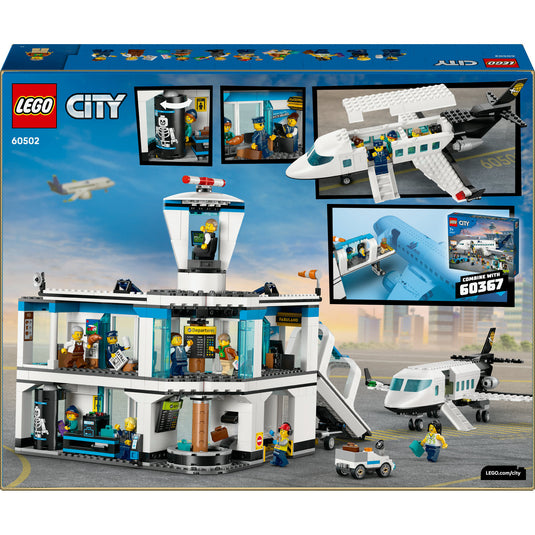 Lego city 60502 luchthaven met vliegtuig