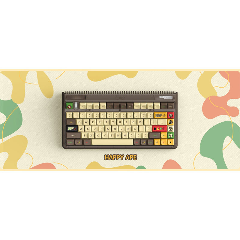 Load image into Gallery viewer, Iqunix og80 happy ape wireless mechanical keyboard, gaming toetsenbord (zwart, us lay-out, iqunix moonstone, rgb leds, 80% (tkl), hot-swappable, pbt, 2.4ghz | bluetooth 5.1 | usb-c)
