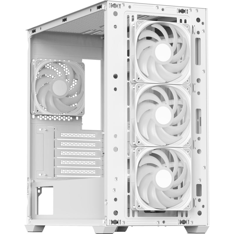 Load image into Gallery viewer, Aerocool b301a mini tower behuizing (wit | 1x usb-a | 1x usb-c | rgb)
