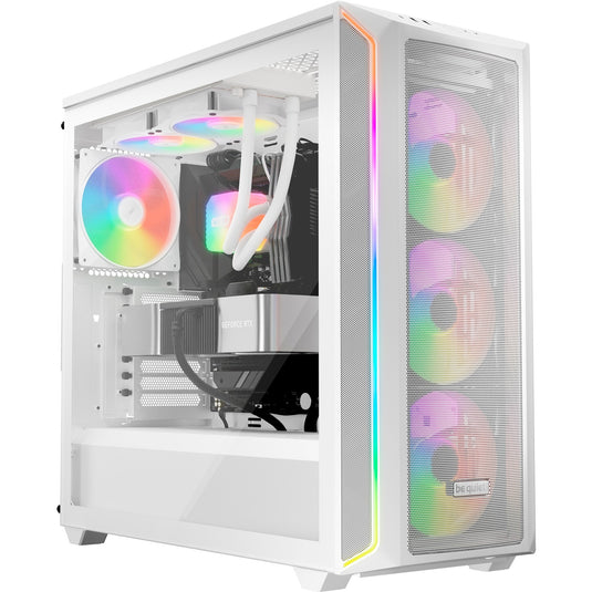 Be quiet! light wings lx pwm high-speed rgb case fans (wit, 3 stuks, 120 x 120 x 25 mm)
