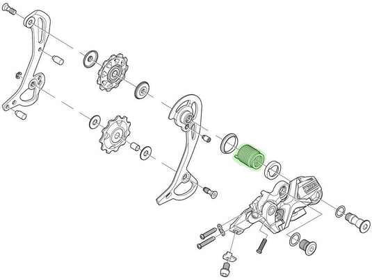 Shimano spring for xt xtr rear derailleur