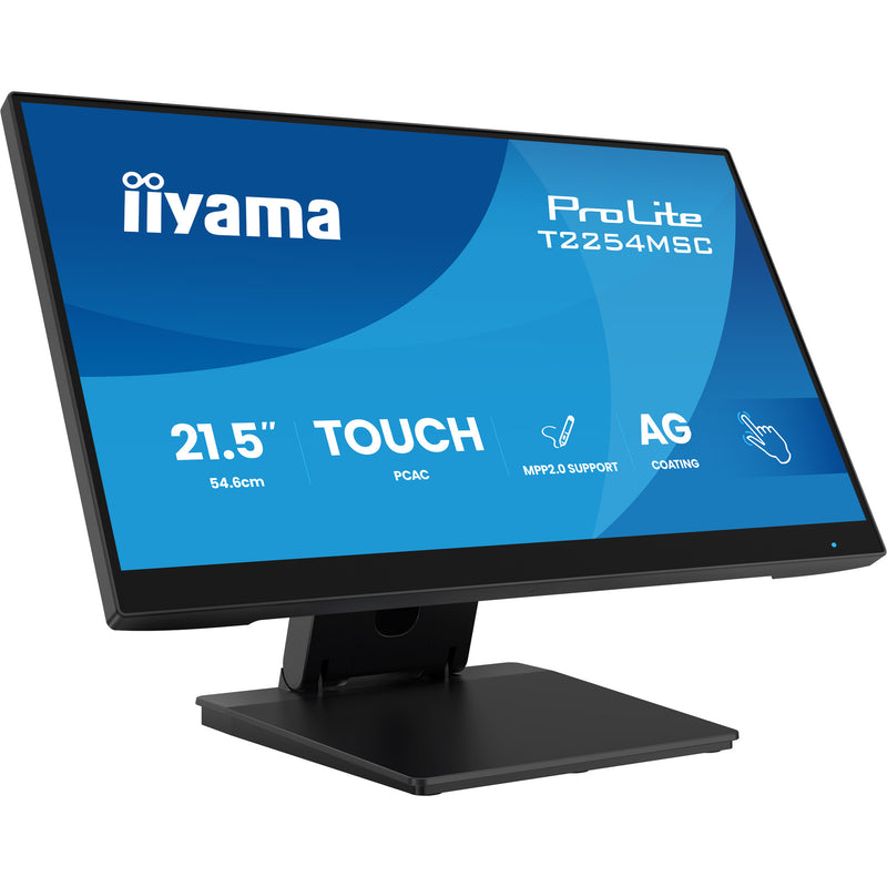 Load image into Gallery viewer, Iiyama prolite t2254msc-b2ag 21.5 touchscreen monitor (zwart, hdmi, displayport, vga, 2x usb-a, usb-b)
