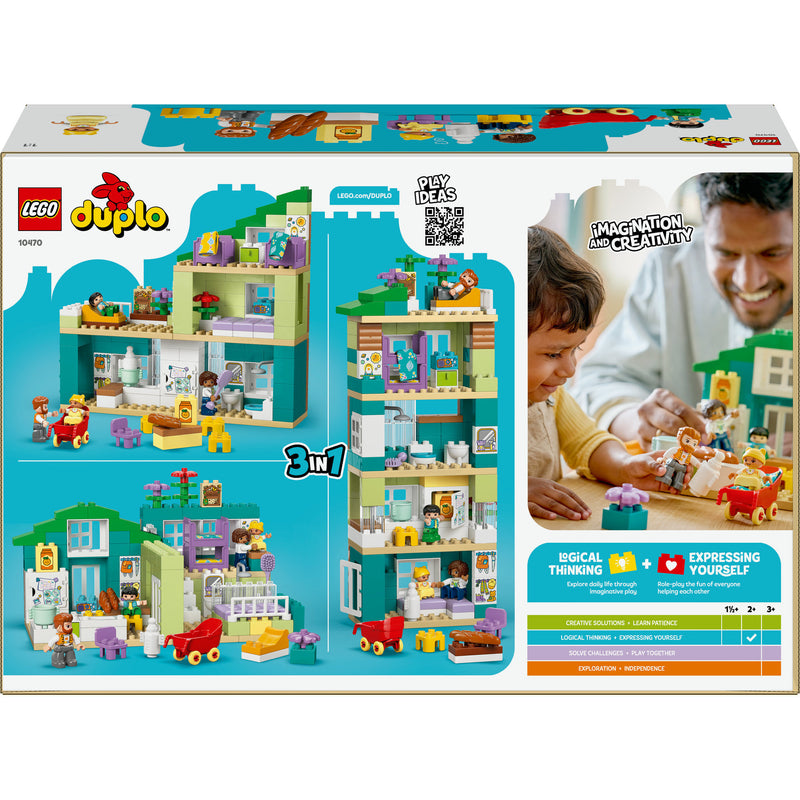 Load image into Gallery viewer, Lego duplo 10470 3-in-1 modern woonhuis met figuren
