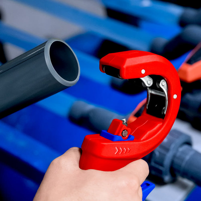 Afbeelding laden in galerijviewer, Knipex dpt50 buizensnijder pijpsnijder (rood blauw)
