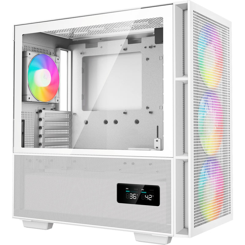 Load image into Gallery viewer, Deepcool ch560 digital midi tower behuizing (wit | 1x usb-a | 1x usb-c | rgb | tempered glass)
