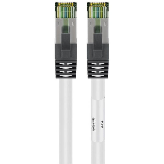 Goobay netwerkkabel cat.8.1 s ftp (wit, 2 meter)