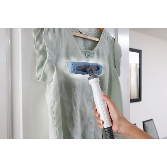 Black+decker fsmh1321 1600w steam-mop met 6 accessoires stoomreiniger (wit blauwgrijs)