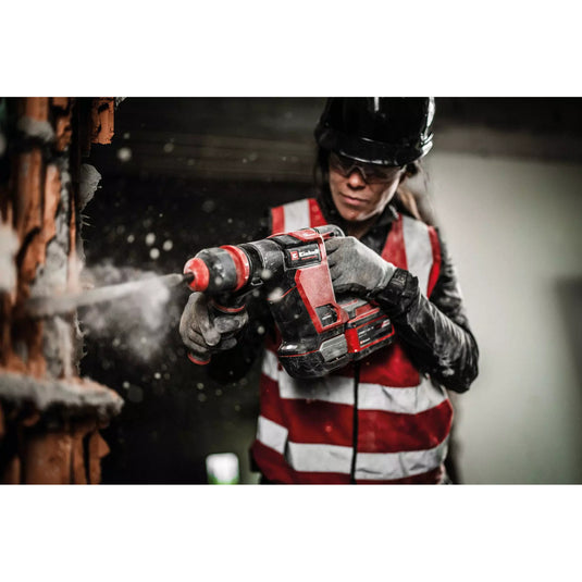 Einhell professionele accu-breekhamer tp-dh 18 4 li bl - solo (zwart rood, accu en oplader niet inbegrepen)