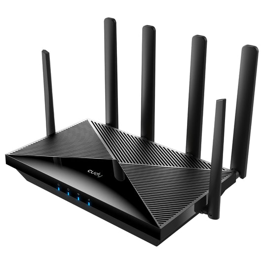 Cudy ac1200 wi-fi 4g lte-cat6 gigabit mesh router (zwart, mesh, app, 2x nano sim-slot)