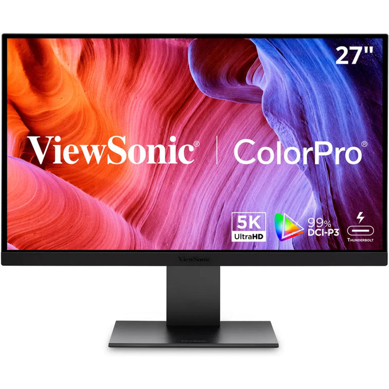 Load image into Gallery viewer, Viewsonic vp2788-5k mac-compatible 27 4k uhd monitor (zwart, 2x thunderbolt 4, 1x hdmi, 1x displayport, usb-a, usb-c)
