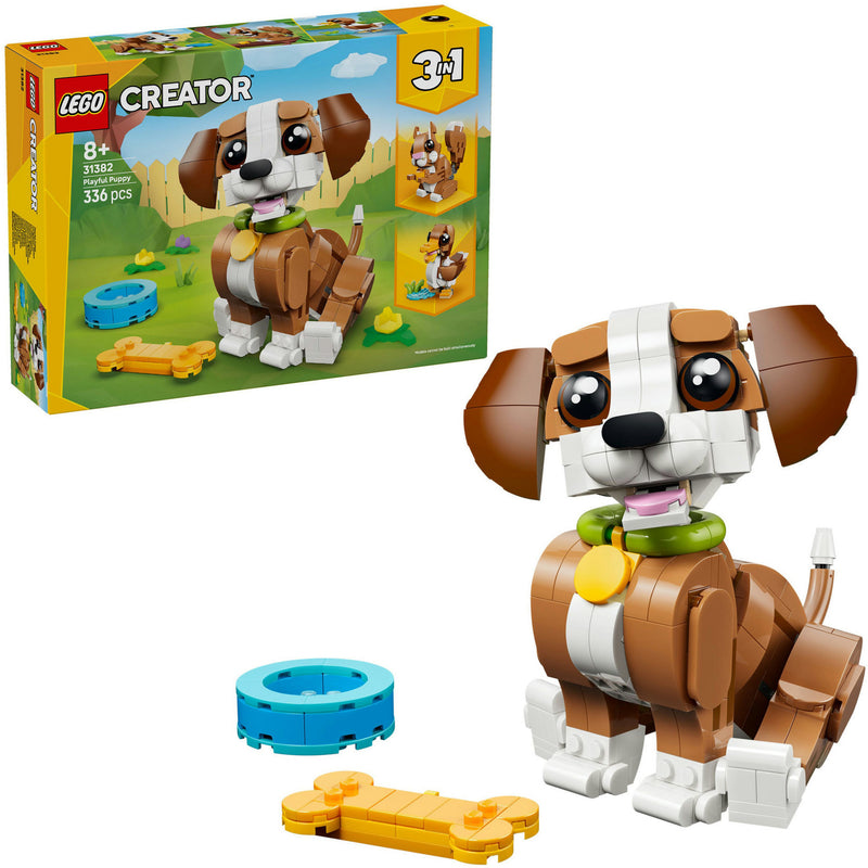 Load image into Gallery viewer, Lego schattige dieren: speelse puppy constructiespeelgoed (31382)

