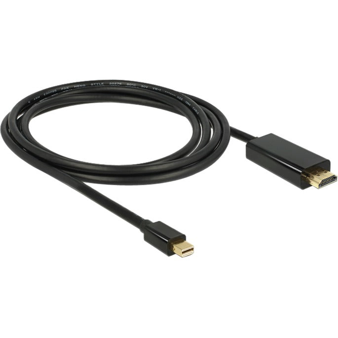ギャラリービューアに画像をロードする, Delock mini-displayport naar hdmi-a kabel (zwart, 2 meter)
