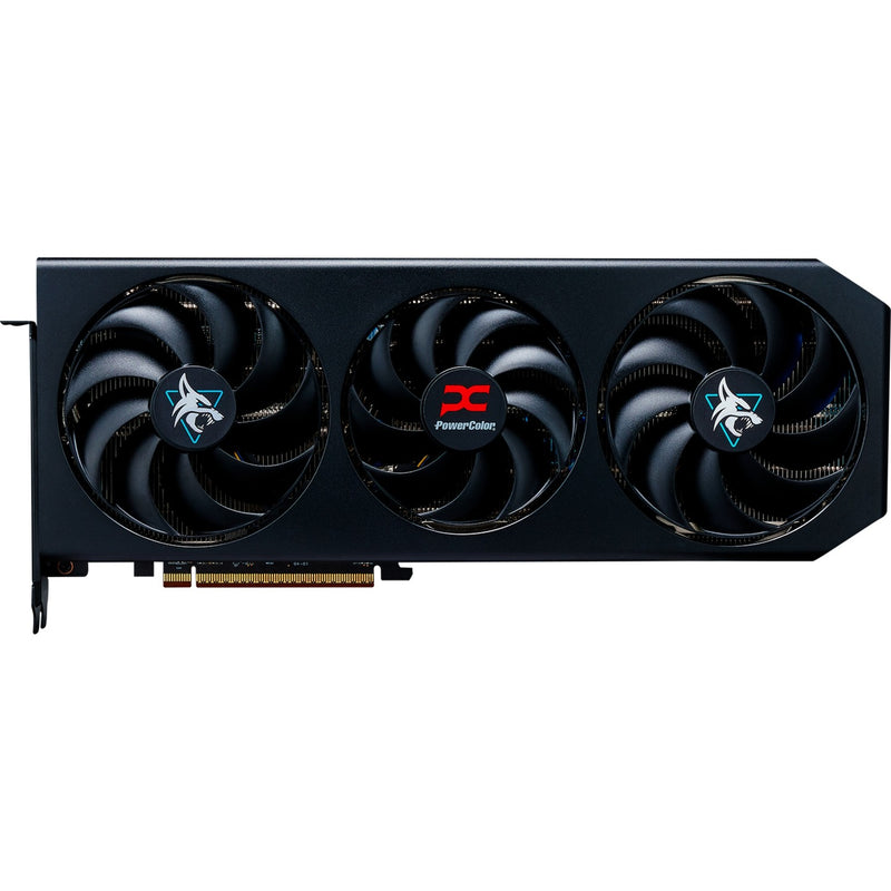 Load image into Gallery viewer, Powercolor radeon rx 9070 xt hellhound 16gb oc grafische kaart (zwart, rdna4, gddr6, 3x displayport, 1x hdmi)
