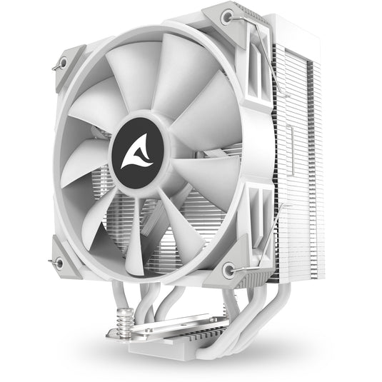 Sharkoon a40 rgb cpu-koeler (wit, 4-pins pwm fan-connector)