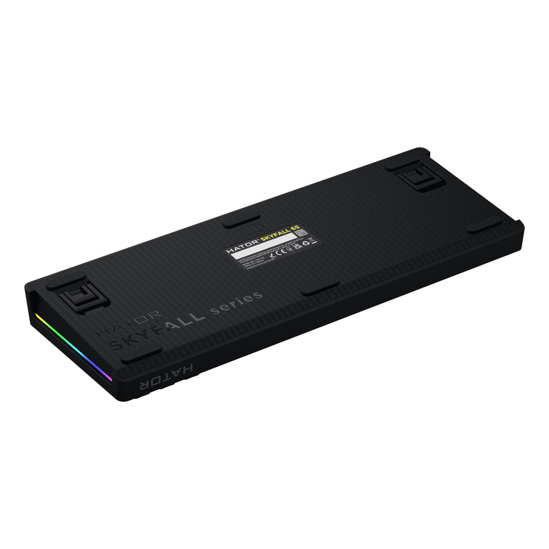 ギャラリービューアに画像をロードする, Hator skyfall wired rgb mechanisch gaming toetsenbord (zwart, us lay-out (qwerty), hator aurum sterling, 65%, rgb, double shot abs, hot-swap)
