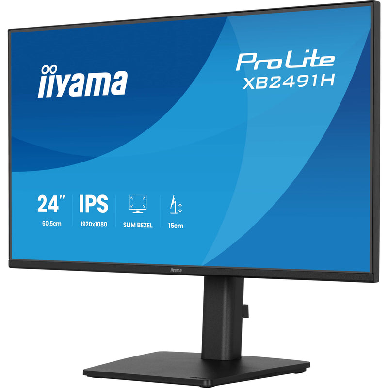 Load image into Gallery viewer, Iiyama prolite xb2491h-b1 23.8 monitor (zwart, 120 hz, hdmi, displayport)
