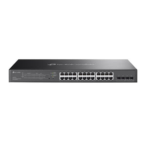 Tp-link omada sg2428lp 28-poorts gigabit smart switch (zwart, 16x poe+)