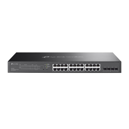 Tp-link omada sg2428lp 28-poorts gigabit smart switch (zwart, 16x poe+)