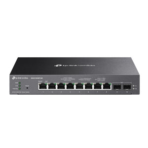 Tp-link omada sg2210xmp-m2 8-poorts 2.5gbase-t smart switch (zwart, 8x poe+, 2x 10ge sfp+)