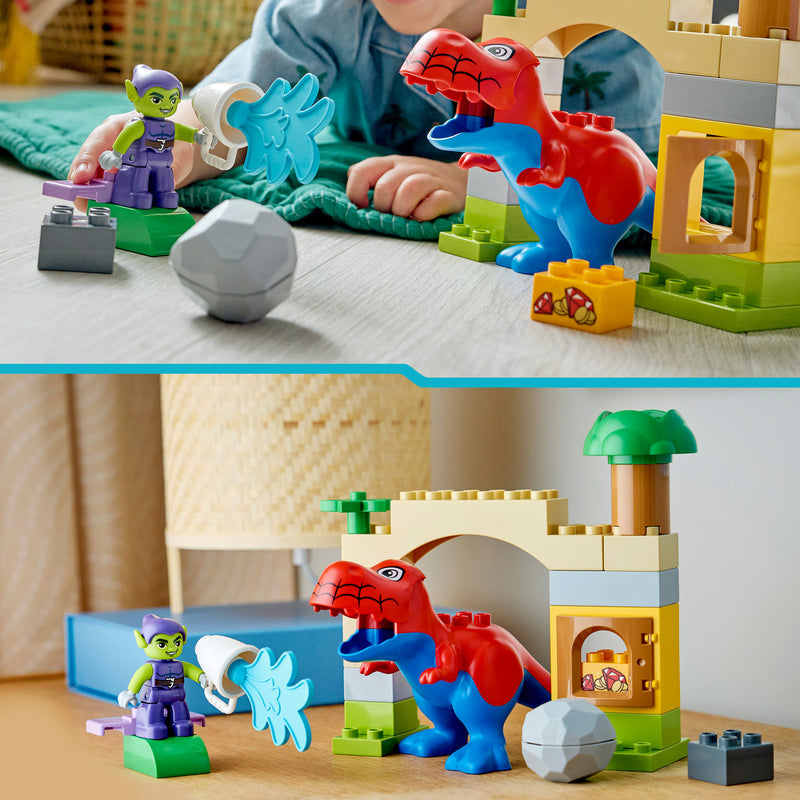 Laden Sie das Bild in Galerie -Viewer, Lego duplo 10463 dinosaurus spidey-rex vs. green goblin
