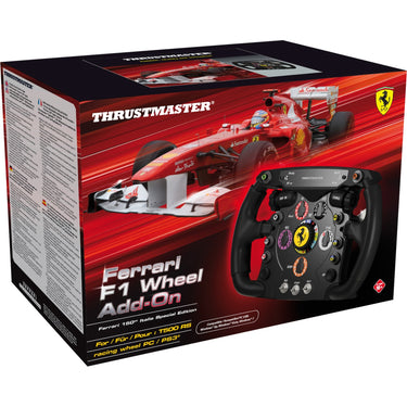 Thrustmaster ferrari f1 wheel add-on stuur add-on (zwart zilver, pc, playstation 3, playstation 4, xbox one)