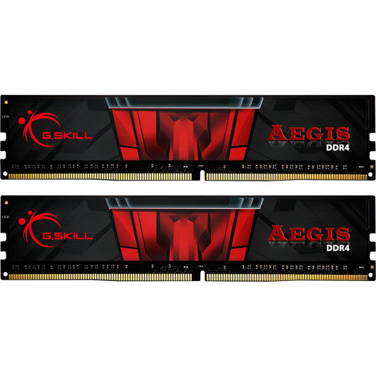 G.skill aegis 32 gb ddr4-3000 (2x 16 gb) werkgeheugen (zwart, f4-3000c16d-32gisb, xmp 2.0)