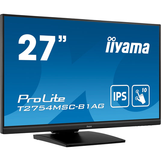 Iiyama prolite t2754msc-b1ag 27 touchscreen monitor (zwart, hdmi, vga, usb-a, usb-b)