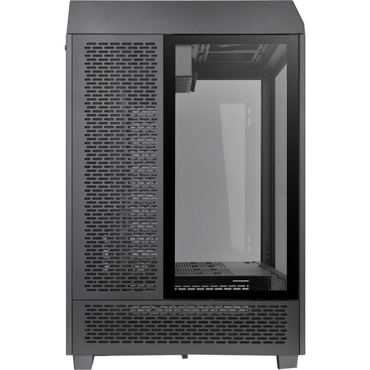 Thermaltake the tower 500 midi tower behuizing (zwart | 4x usb-a | 1x usb-c | tempered glass)