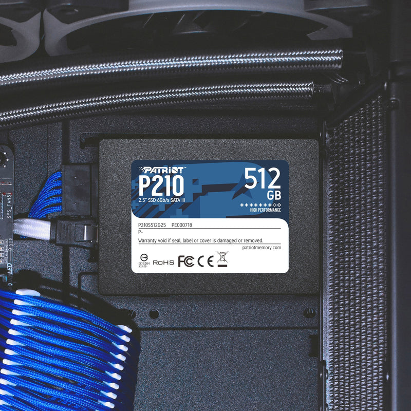 Load image into Gallery viewer, Patriot p210, 512 gb ssd (zwart, p210s512g25, sata iii)
