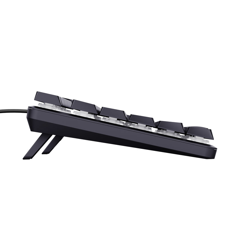 Chargez l'image dans la visionneuse de la galerie, Trust gxt 866 torix mechanisch gaming toetsenbord (zwart, us lay-out (qwerty), huano red, 100%, rgb)
