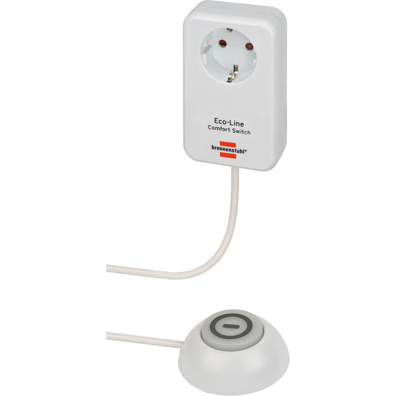 Load image into Gallery viewer, Brennenstuhl eco-line comfort switch adapter stekkerdoos (wit)
