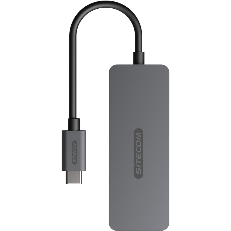 Load image into Gallery viewer, Sitecom usb-c naar 2x usb-a + 2x usb-c usb-hub (grijs)
