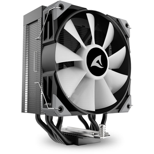 Sharkoon a50 rgb cpu-koeler (zwart, 4-pins pwm fan-connector)