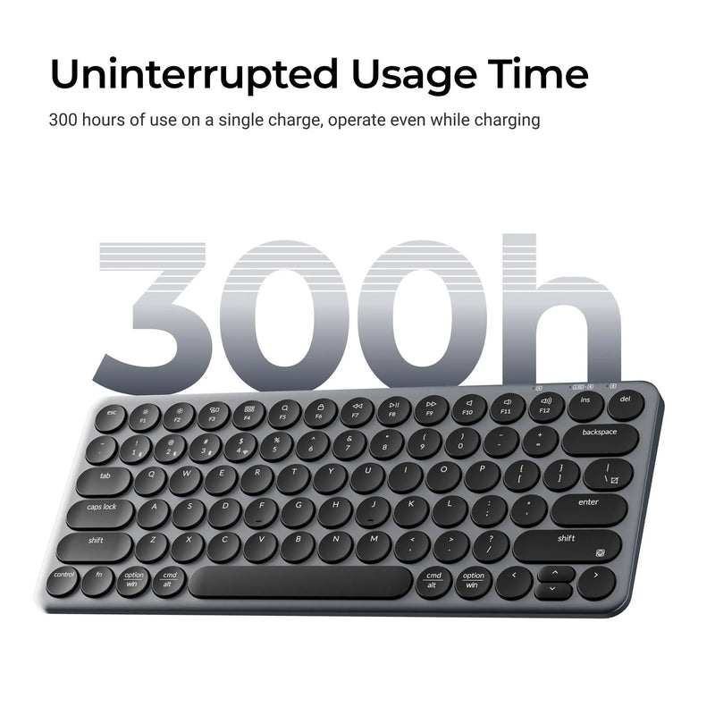 Load image into Gallery viewer, Keychron b3 pro-k8 toetsenbord (wit, us lay-out (qwerty), scissor switches, 75%, abs keycaps, 2.4 ghz | bluetooth | usb)
