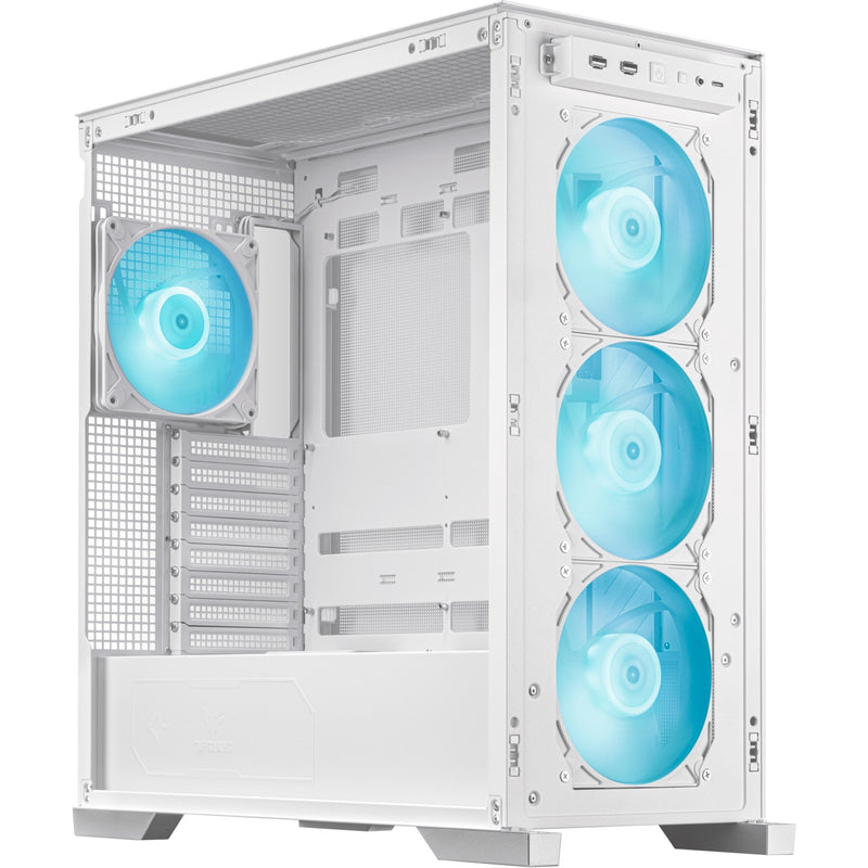 Load image into Gallery viewer, Asus tuf gaming gt302 argb midi tower behuizing (wit | 2x usb-a | 1x usb-c | rgb | tempered glass)
