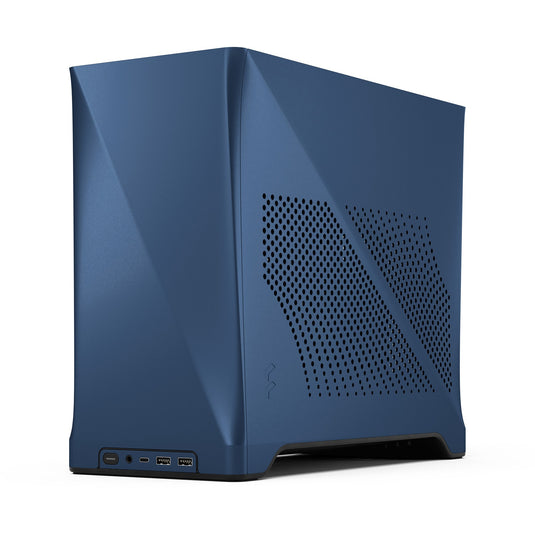Fractal design era 2 midnight blue mini tower behuizing (donkerblauw | 2x usb-a | 1x usb-c)