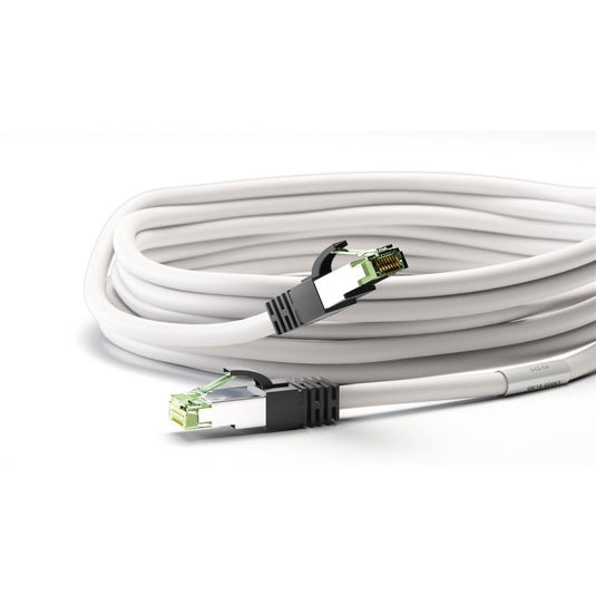 Goobay netwerkkabel cat.8.1 s ftp (wit, 2 meter)