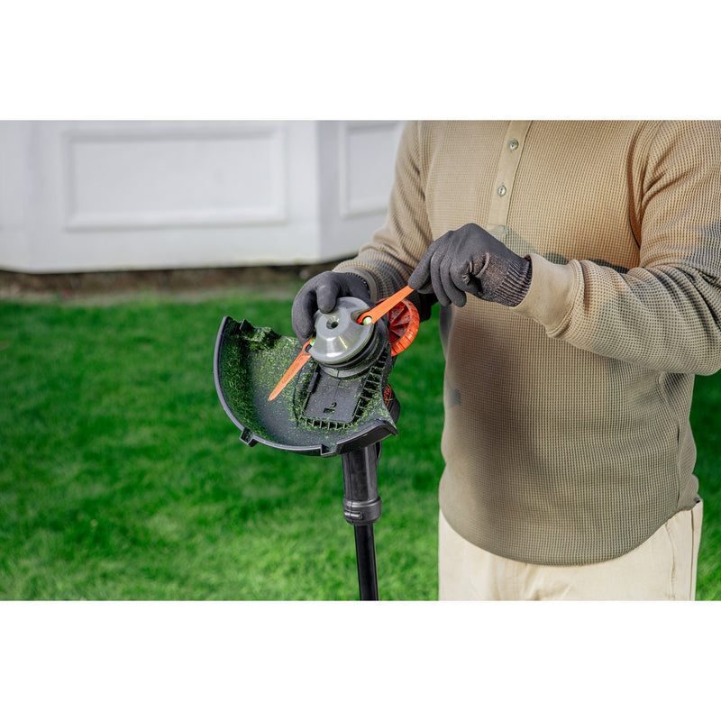 Load image into Gallery viewer, Black+decker 18v afs grastrimmer met accu (zwart oranje, 28 cm accu inbegrepen)
