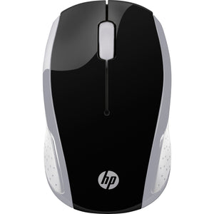 Hp draadloze muis 200 (zwart zilver, 1000 dpi)