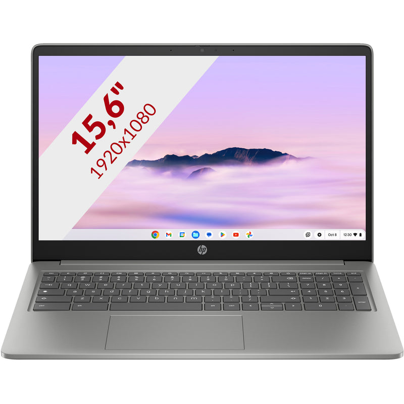 Load image into Gallery viewer, Hp chromebook 15a-nb0240nd (b21g1ea) 15.6 laptop (zilver | core i3-n305 | uhd graphics | 8 gb | 256 gb ufs)

