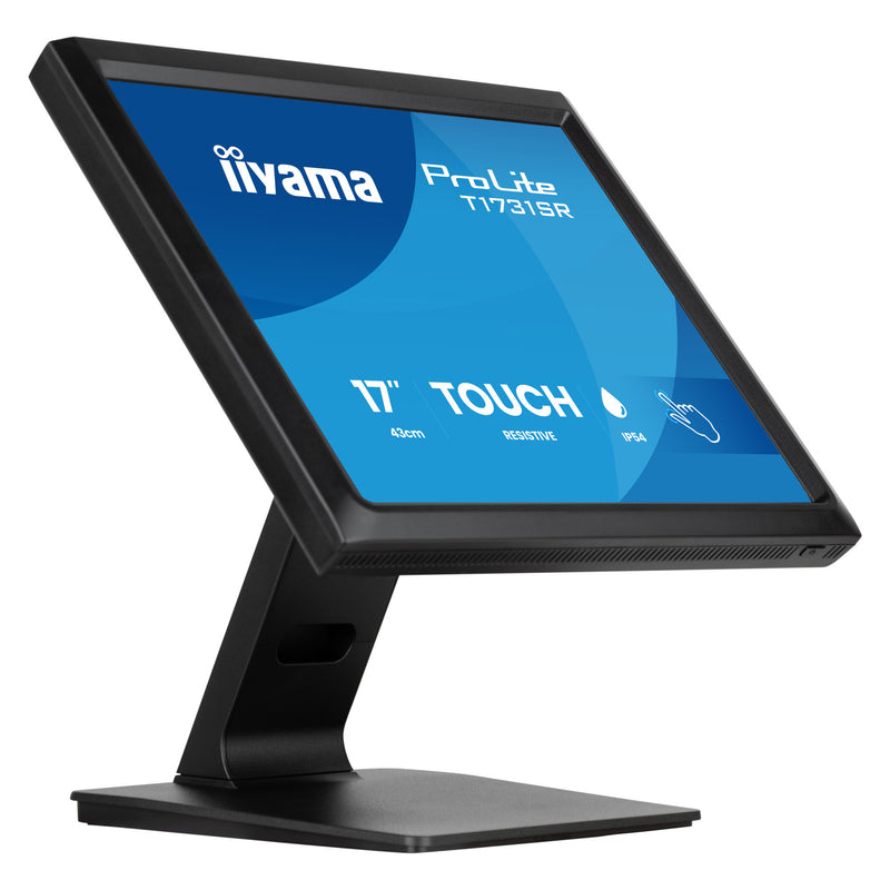 Load image into Gallery viewer, Iiyama prolite t1731sr-b2s 17 touchscreen monitor (zwart, vga, hdmi, displayport, audio, touch)
