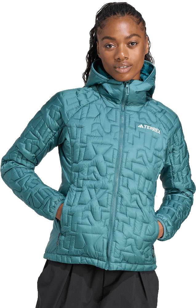 Load image into Gallery viewer, Adidas xperio primaloft loose - women's hooded jacket
