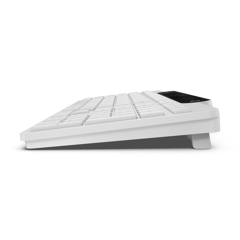 Load image into Gallery viewer, Lenovo 800 self-charging bluetooth keyboard (wit, us lay-out (qwerty), plunger, 100%, plunger switch, bluetooth 5.1, usb-c)
